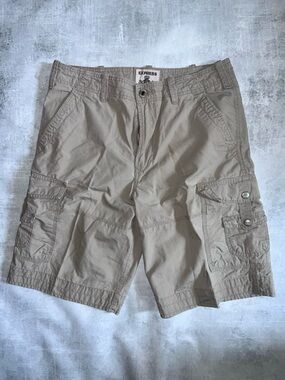 Express Men’s Cargo Shorts - Khaki/Tan